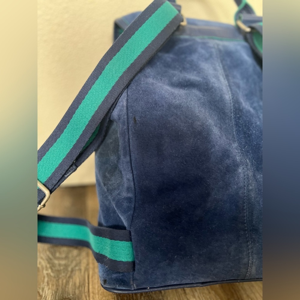 Robert Graham Suede Blue Rucksack - Picture 6 of 13